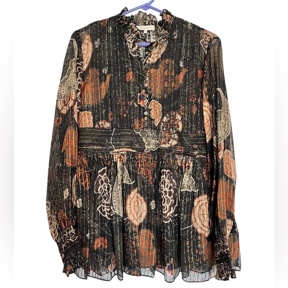 🌺 Lafayette 148 New York Multicolor Blouse